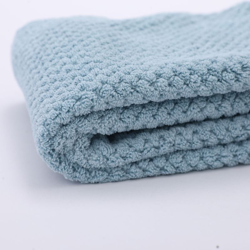 Blått ultrasoft absorberende håndkle til hund, Small - 40x60 cm