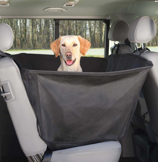 Hovedbilde Bilsetetrekk med kanter for hund