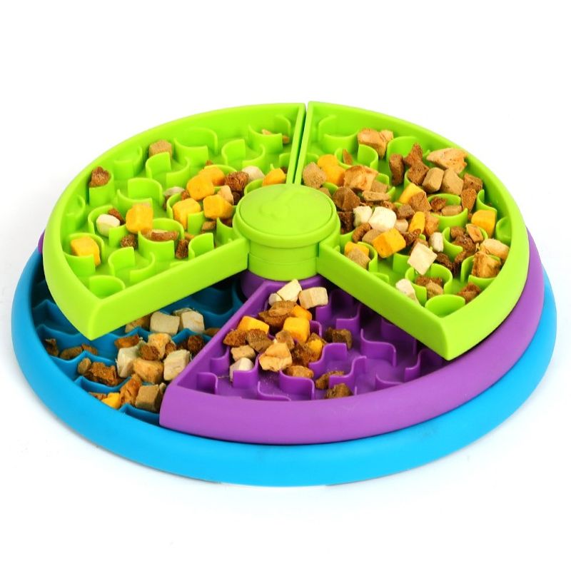 Slikkematte Slow feeder med flere etasjer - til hund