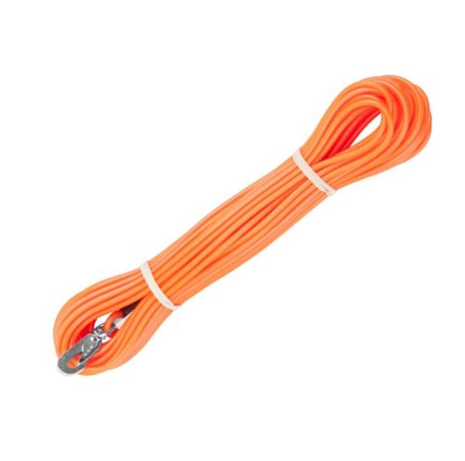 Hovedbilde Oransj gummiert sporline / Langline til hund 4mm
