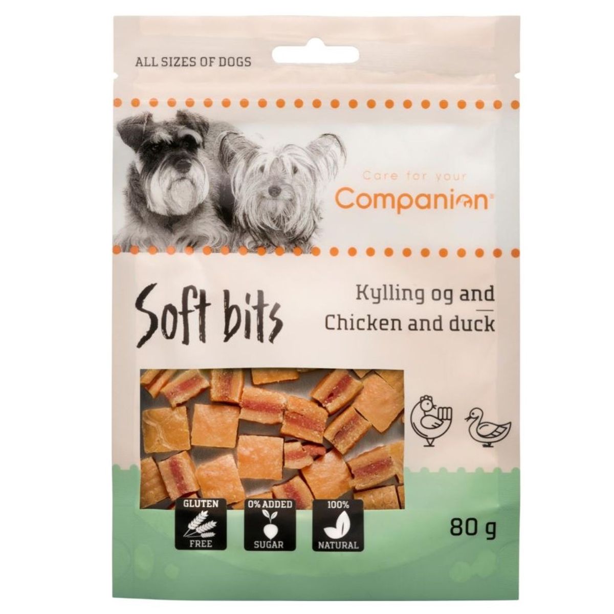 Soft Bits - Hundegodbiter med Kylling og And