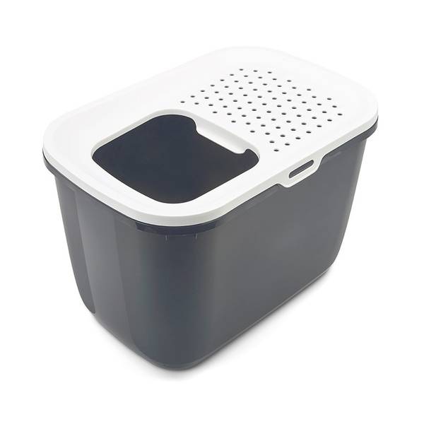 Hovedbilde Kattedo med toppinngang - Grå