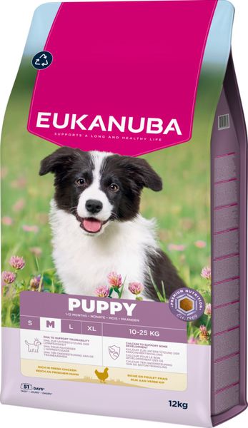 Hovedbilde Eukanuba Puppy Medium Breed kylling 12 kg