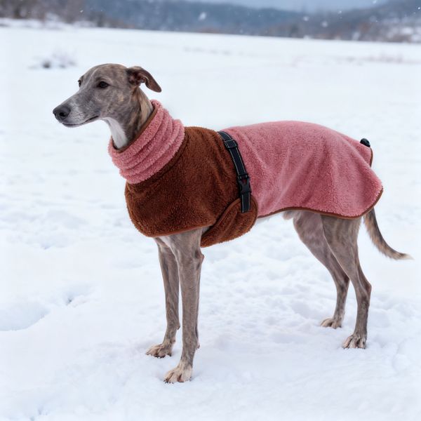 Hovedbilde Mykt fleecedekken til hund Brun/Korall