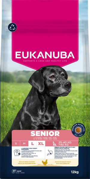 Hovedbilde Eukanuba Senior Large Breed Kylling 12kg