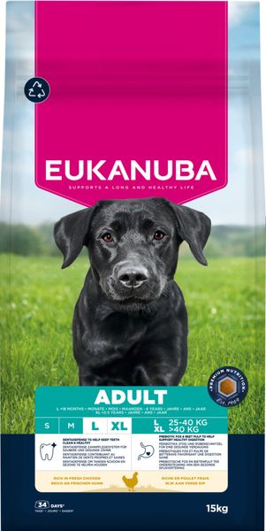 Hovedbilde Eukanuba Adult Large Breed kylling 15kg