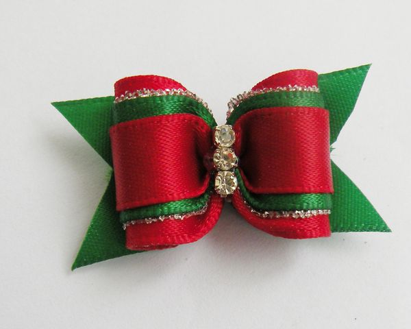 Hovedbilde Julesløyfe rød & grønn