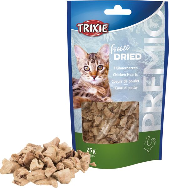 Hovedbilde Premio Frysetørkede kyllinghjerter til katt