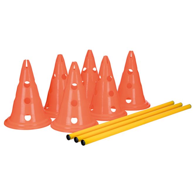 Hovedbilde Agility hinder sett: Kjegler og pinner 23x30cm