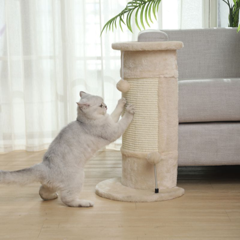 Lyst klorestativ til katt for sofa og hjørner