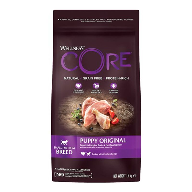 CORE Puppy Original Small/Medium hundefôr 1,5 kg