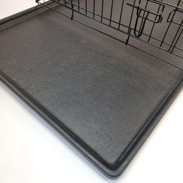 Hovedbilde Medium sammenleggbart stålbur til hund (78x55x62cm)