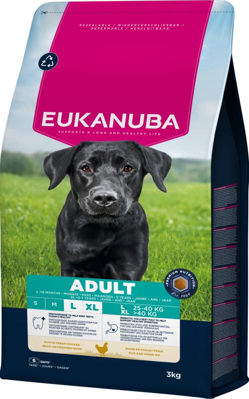 Eukanuba Adult Large Breed kylling 3kg