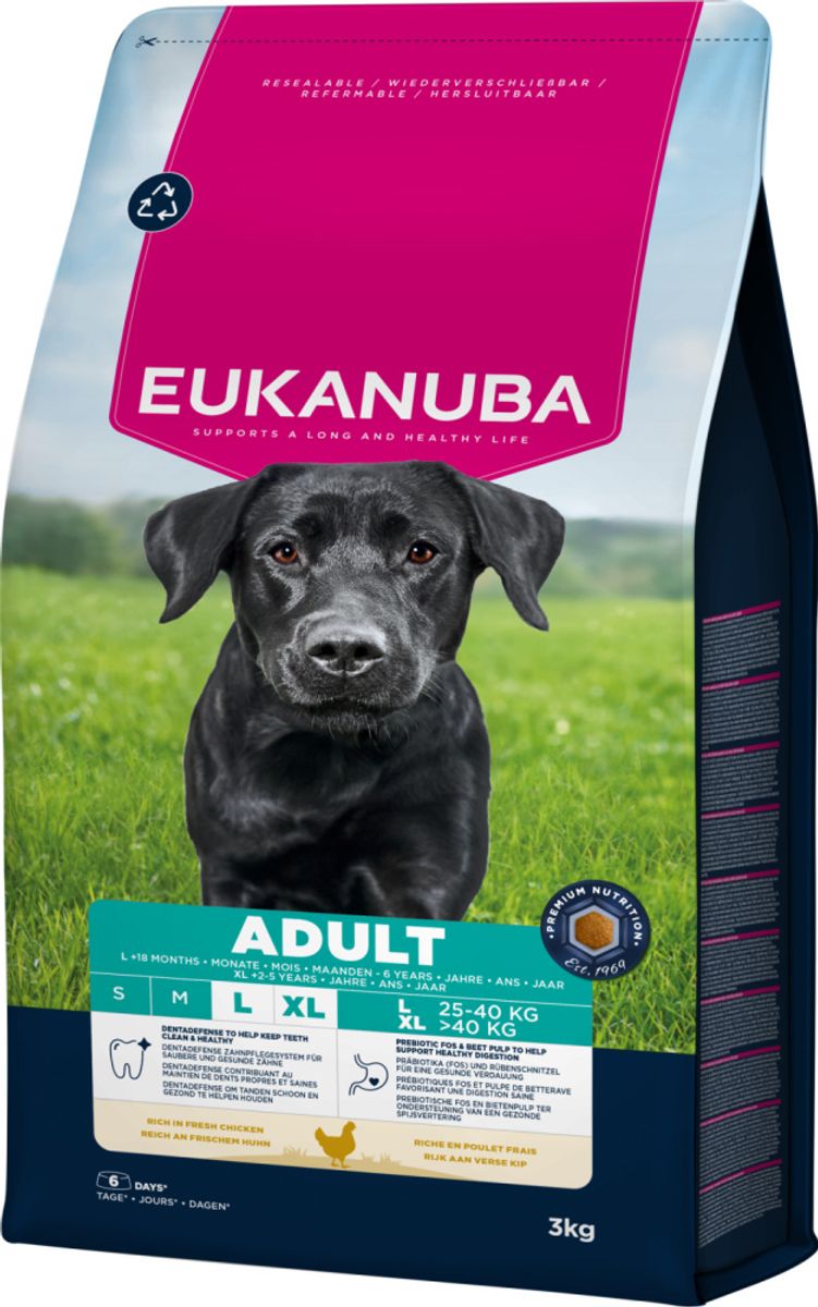 Eukanuba Adult Large Breed kylling 3kg