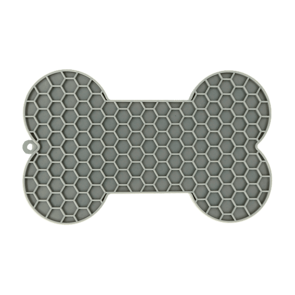 Hovedbilde Grå slikkematte til hund og katt, 18cm
