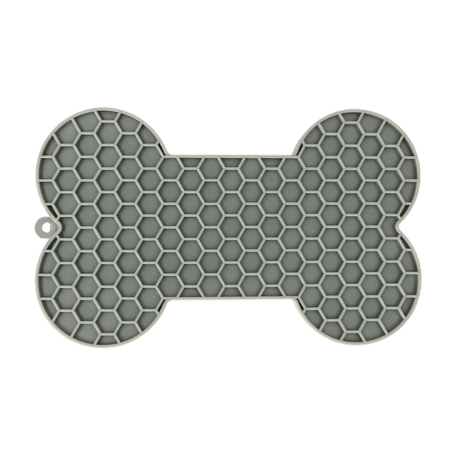 Hovedbilde Grå slikkematte til hund og katt, 18cm