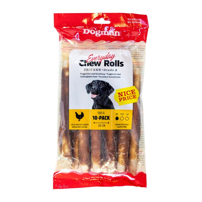 Hovedbilde Tyggepinner Kylling 10pk - Large