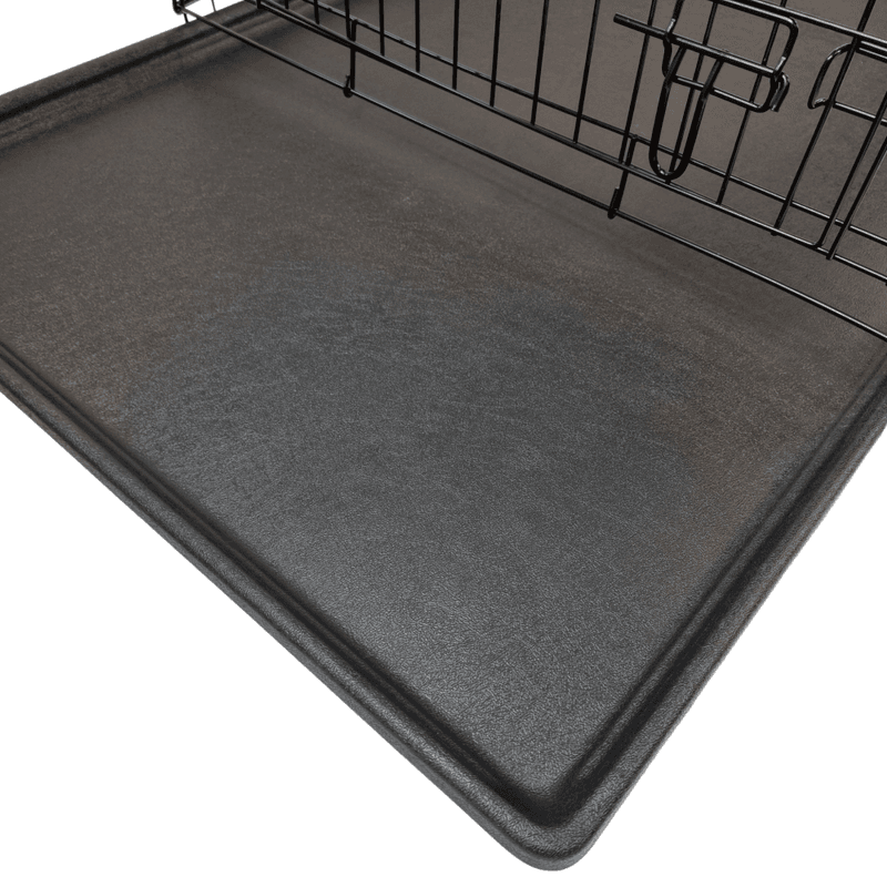 X-Large sammenleggbart stålbur til hund (109x71x79cm)