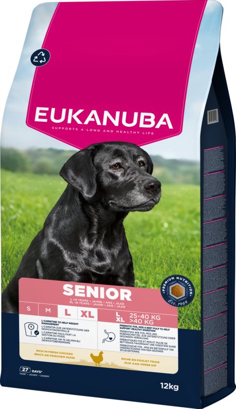 Eukanuba Senior Large Breed Kylling 12kg