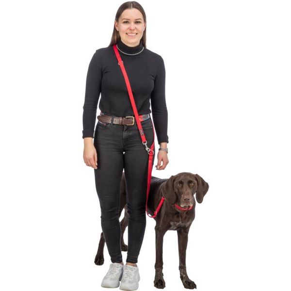 Hovedbilde Premium justerbar hundelenke - Blush