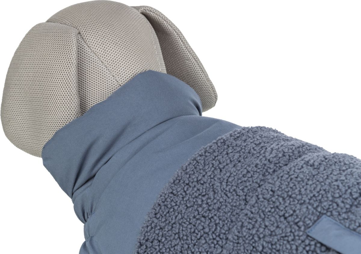 Blått teddy vinterdekken til hund