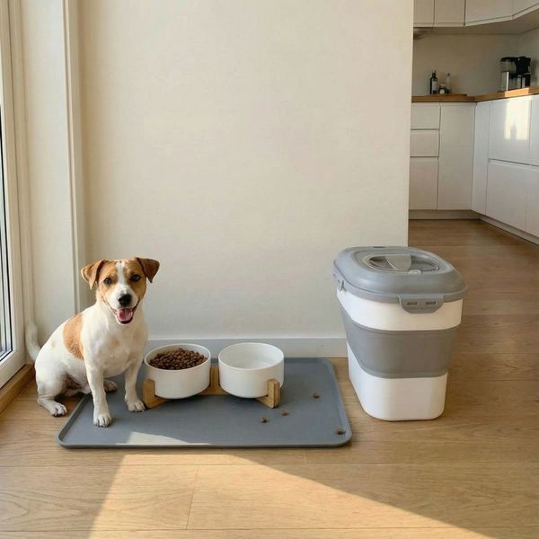 Hovedbilde Hvit fôrbeholder pakkedeal