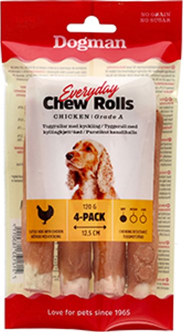 Hovedbilde Tyggepinner Kylling 4pk - Medium