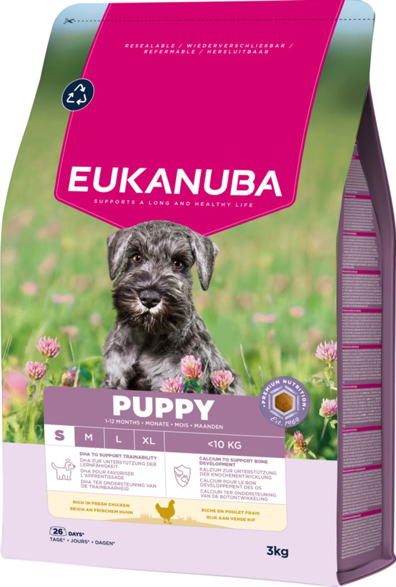 Eukanuba Puppy Small Breed Kylling 3kg