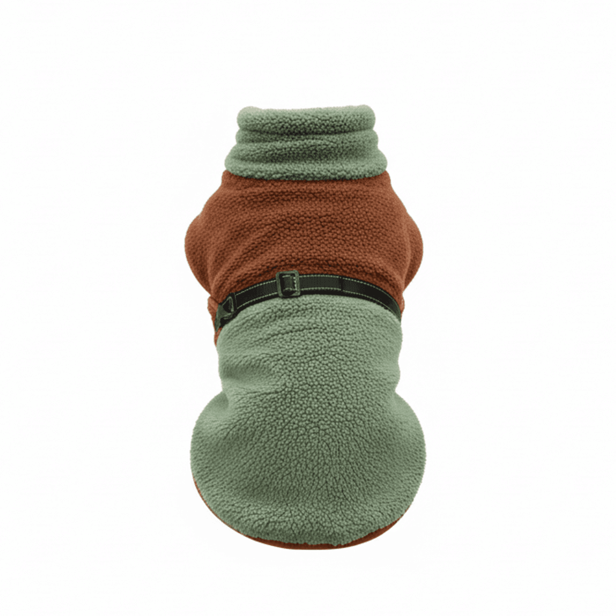 Mykt fleecedekken til hund Brun/Grønt