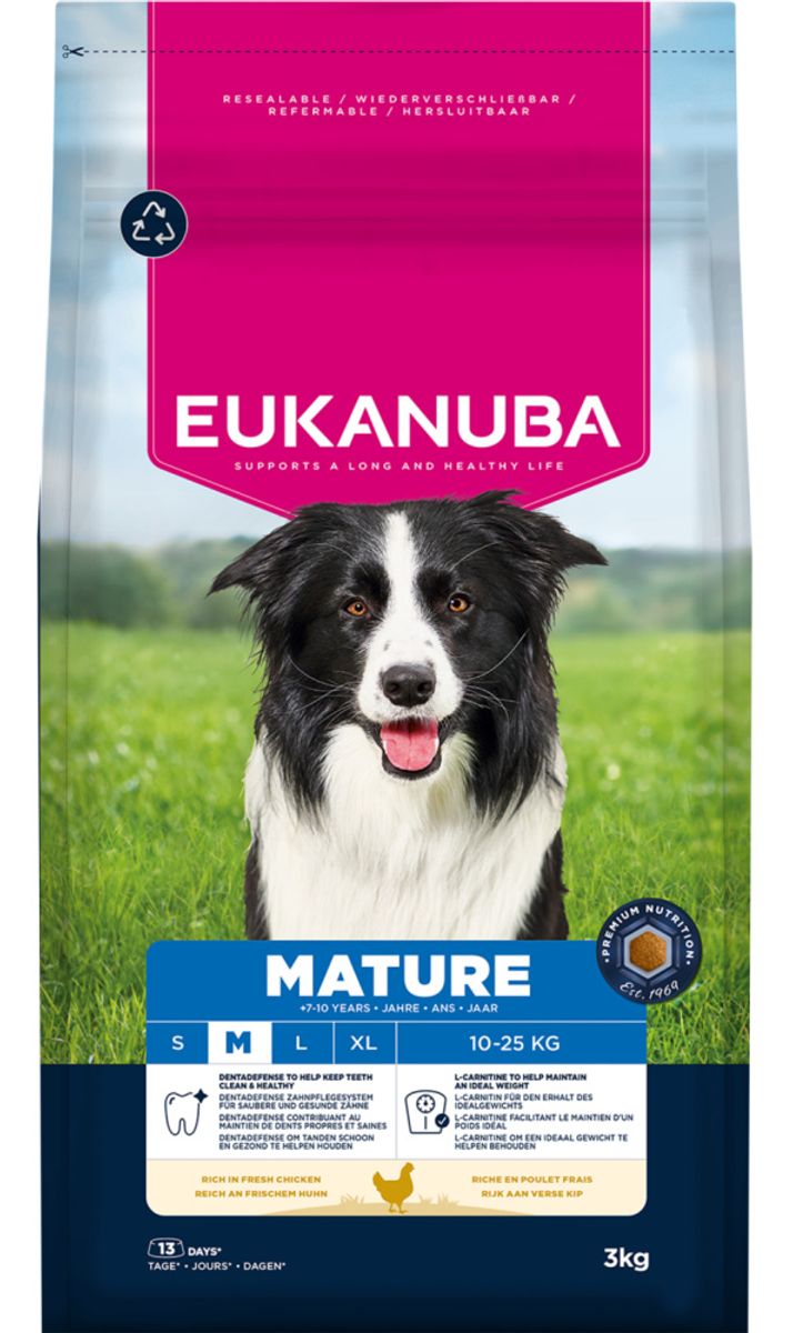 Eukanuba Mature Medium Breed kylling 3kg