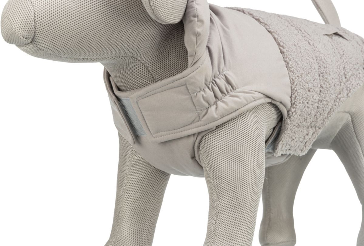 Beige teddy vinterdekken til hund