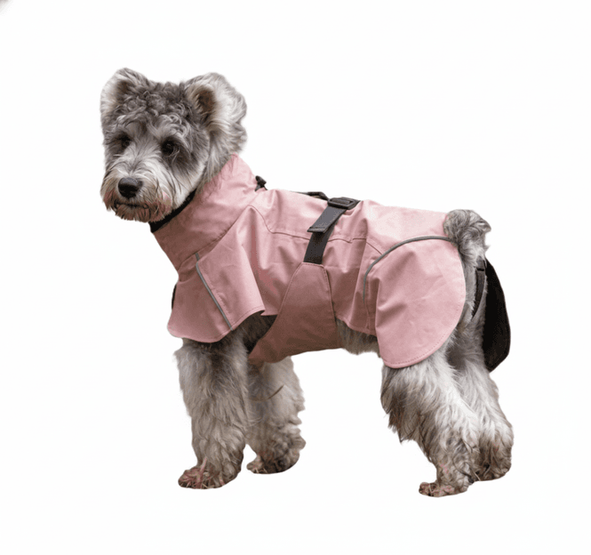 Hovedbilde Rosa hundedekken - vann og vindtett