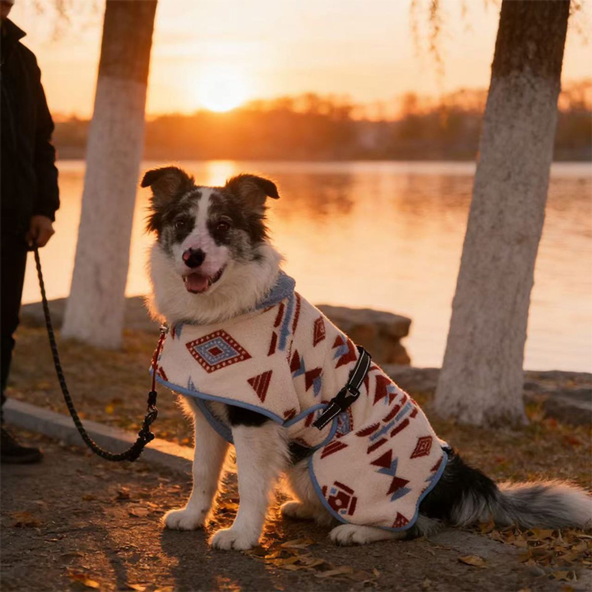 Inca mønstret mykt fleecedekken til hund