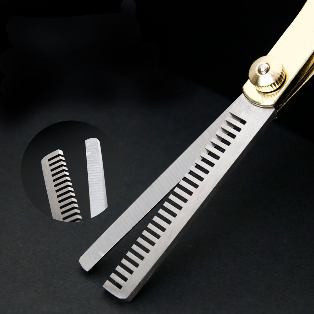 Enkel Effileringssaks for tynning av pels