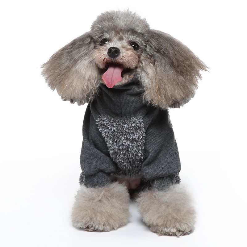 Myk hundedress - Grå