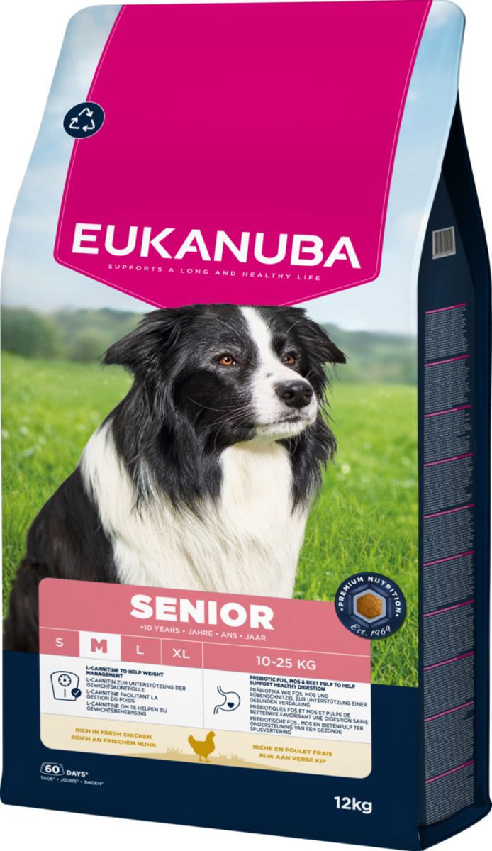 Eukanuba Senior Medium Breed kylling 12kg