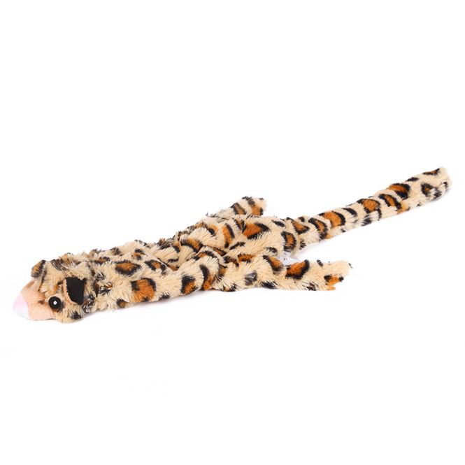 Hovedbilde Leopard  plysj pip hundeleke tyggeleke - roadkill