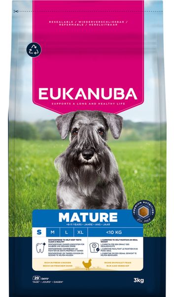 Hovedbilde Eukanuba Mature Small Breed kylling 3kg