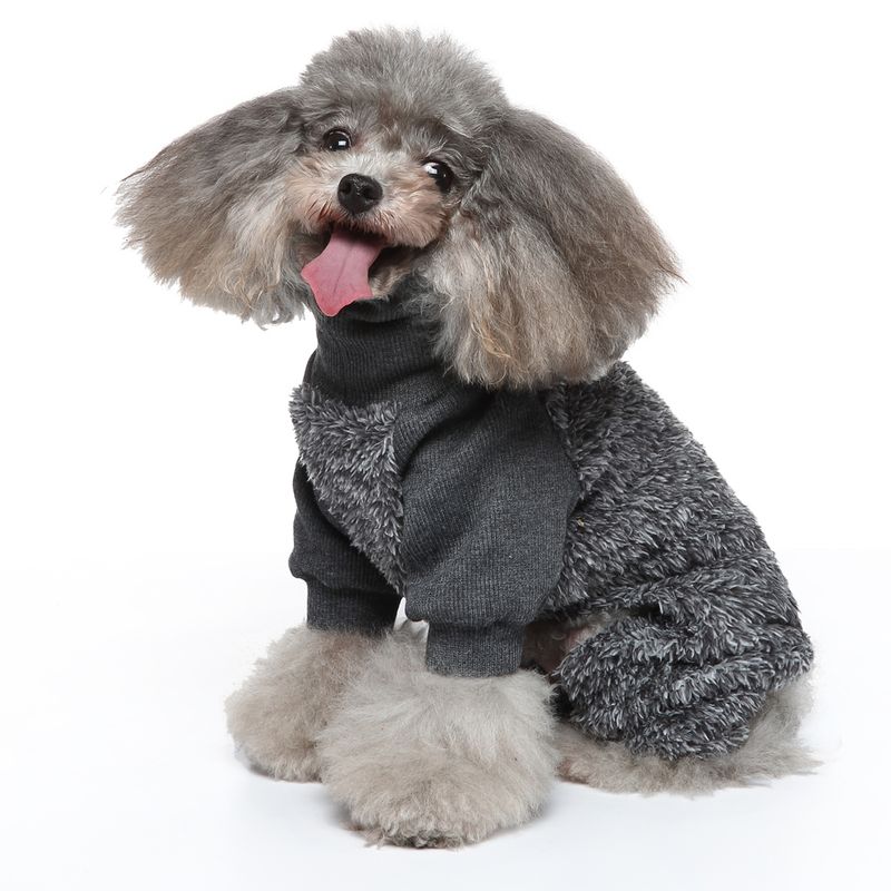 Myk hundedress - Grå