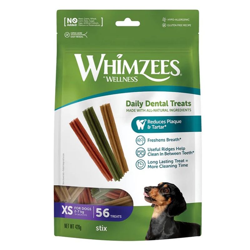 Whimzees Stix XS, 56 stk