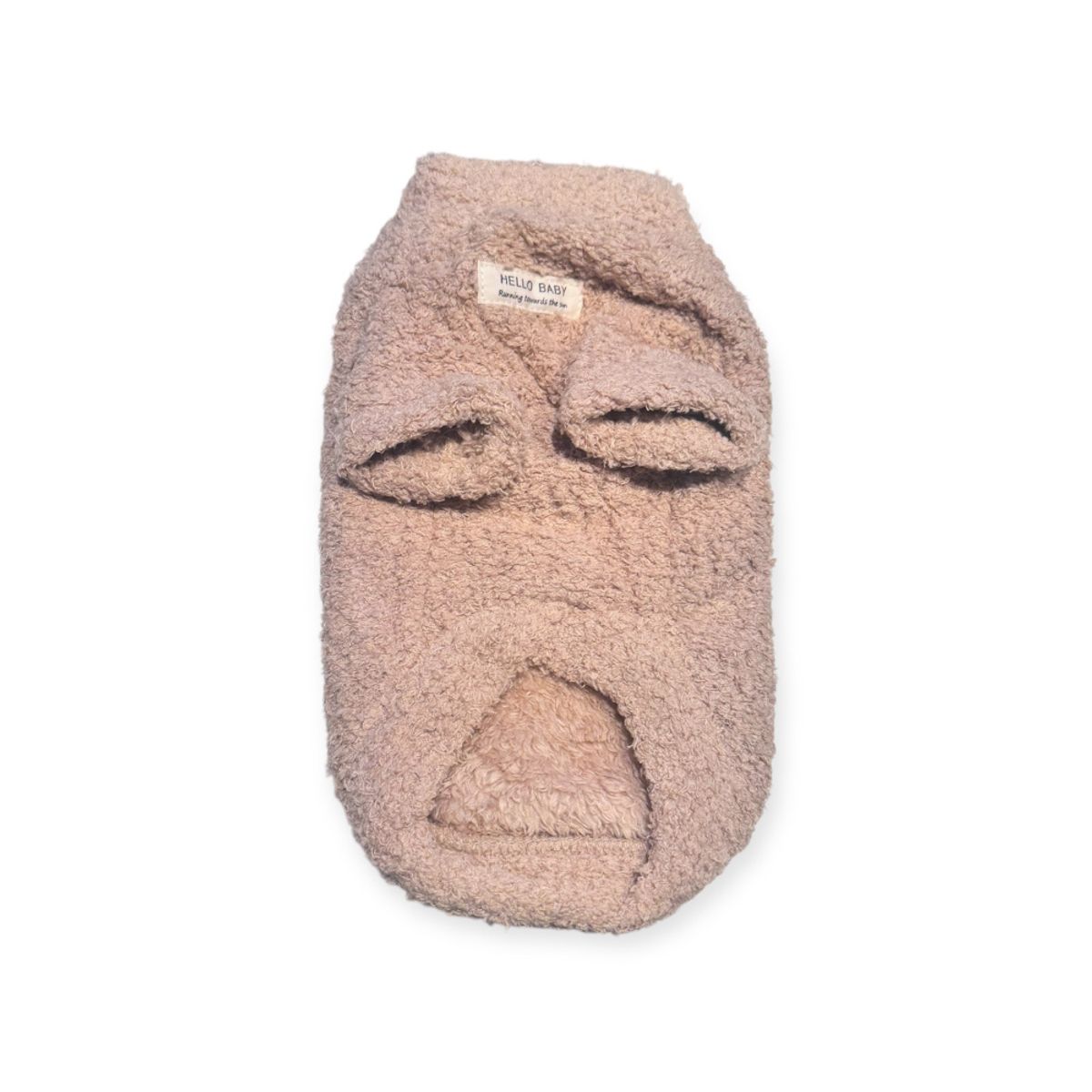 Beige supermyk hundegenser