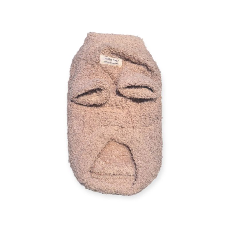 Beige supermyk hundegenser