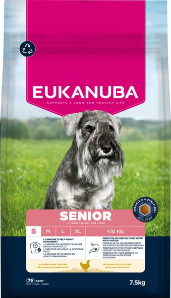 Hovedbilde Eukanuba Senior Small Breed kylling 7,5kg
