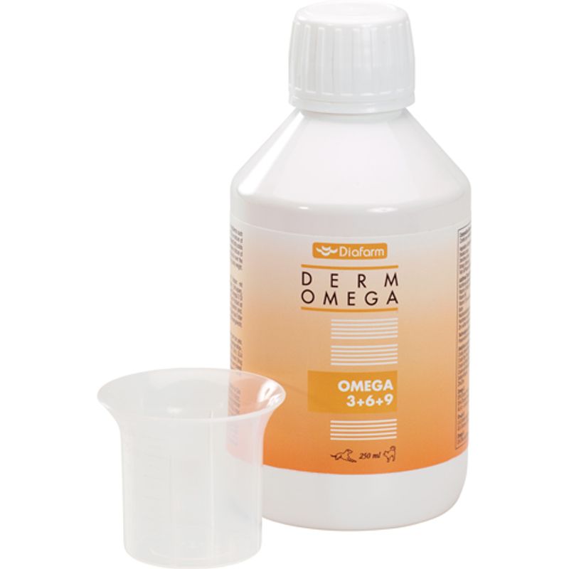 Diafarm  Omega 3+6+9 kosttilskudd til hund (250ml)