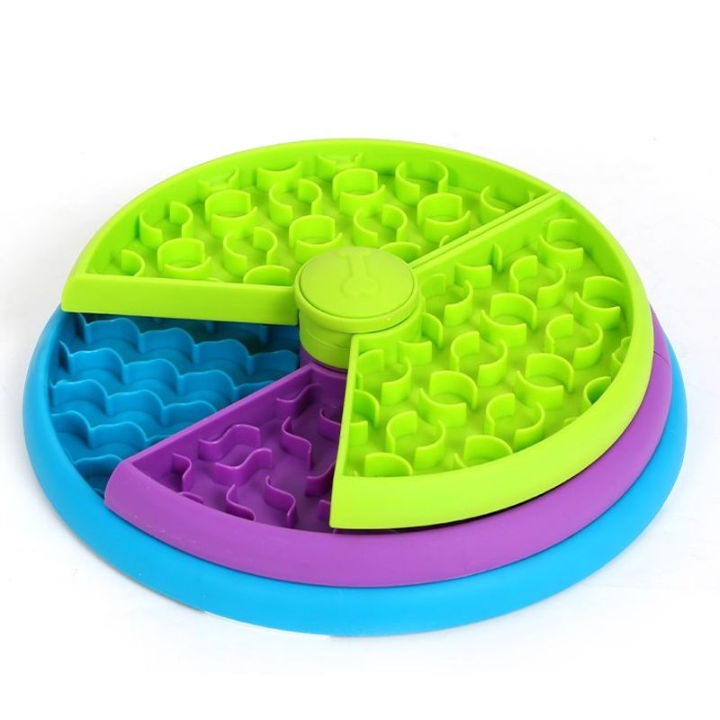 Slikkematte Slow feeder med flere etasjer - til hund