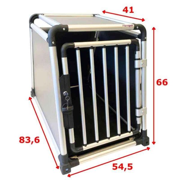 Hovedbilde Medium bilbur til hund: 83x54x66cm