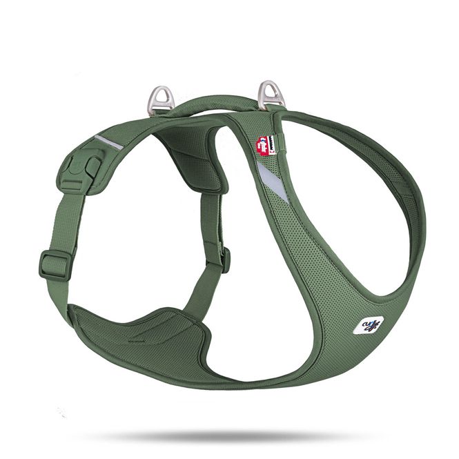 Hovedbilde Curli Belka Air Mesh hundesele (11-48 kg) - Moss Grønn