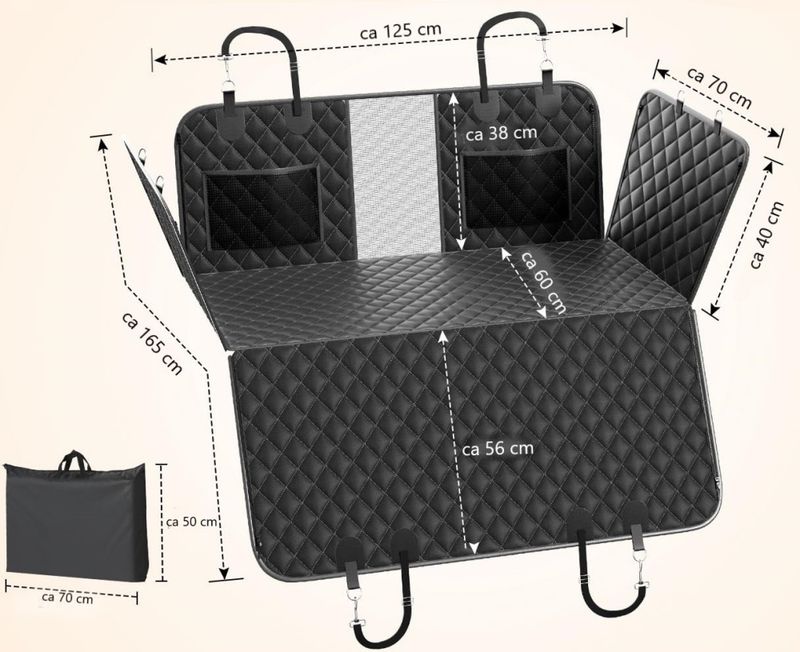 Bilsete trekk med plate for utvidet flate
