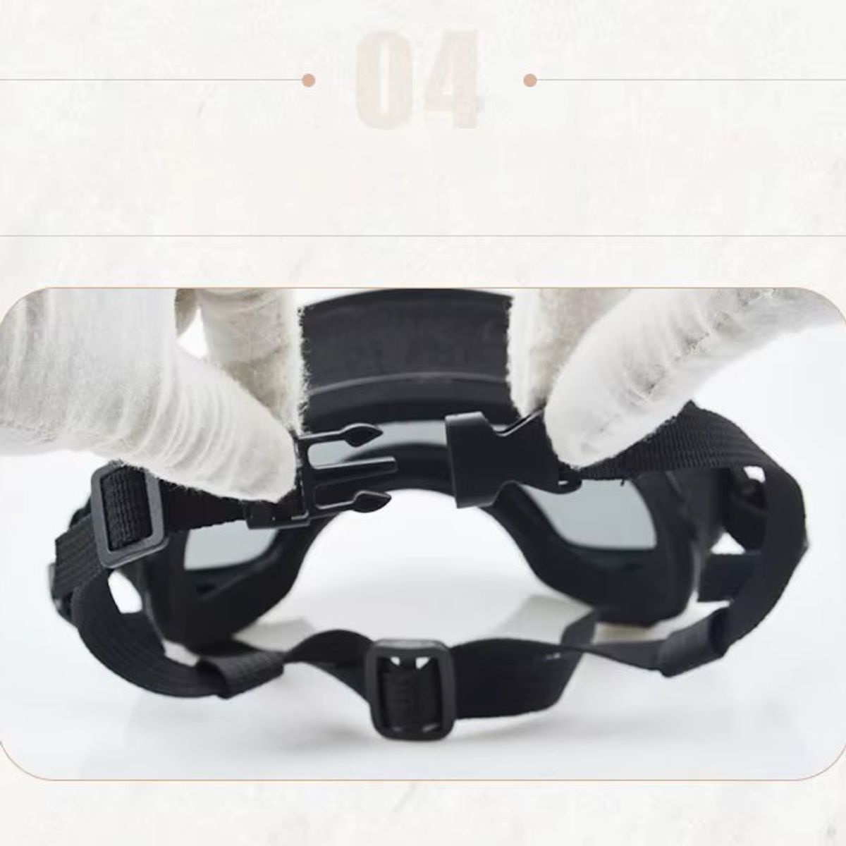 Beskyttende hundebriller 