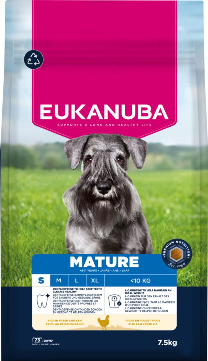 Eukanuba Mature Small Breed kylling 7,5kg
